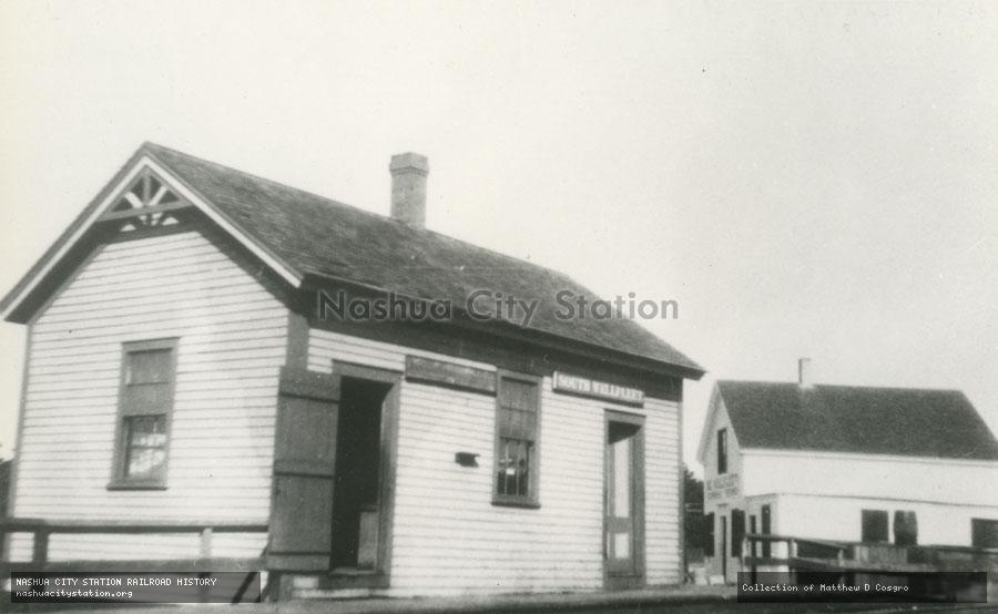Postcard: South Wellfleet, Massachusetts Station